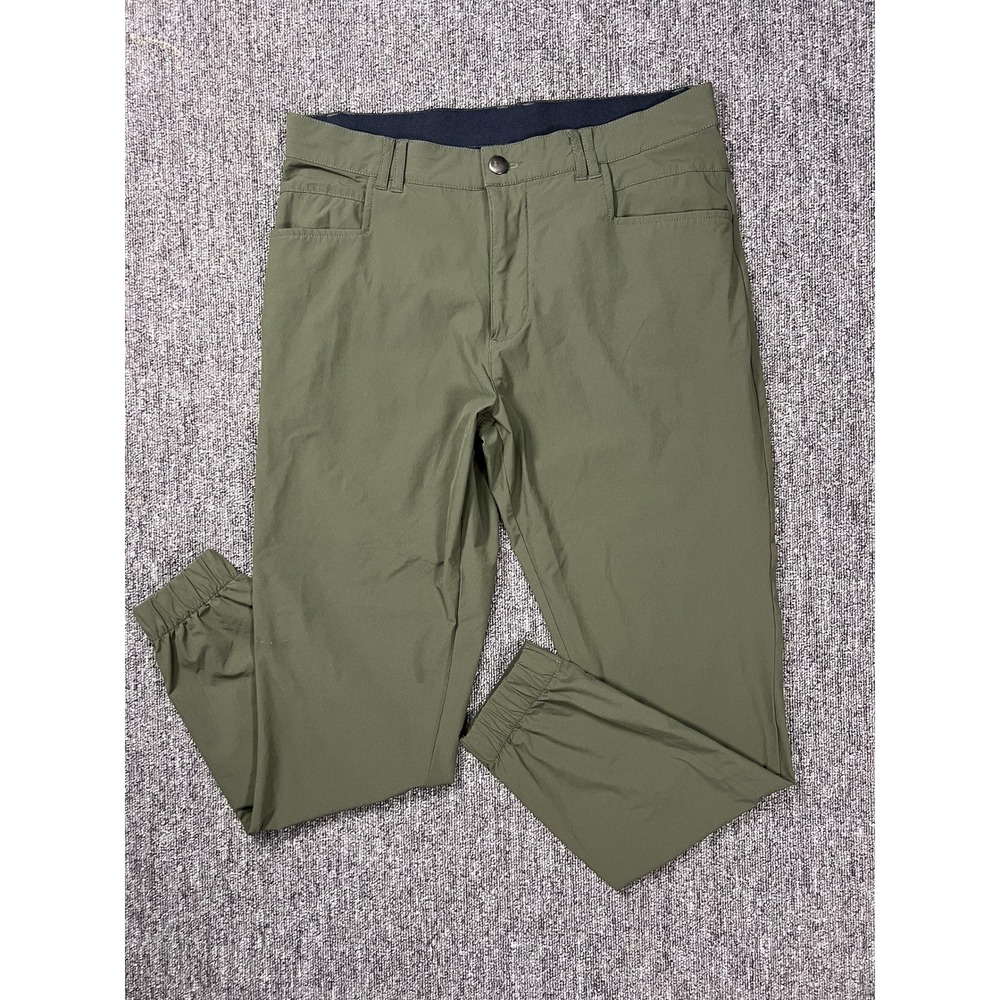 BYLT Ace Jogger Mens 32 Olive Green Slim Fit Stretch Performance Athletic Pants